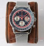 Swiss Grade 1A Breitling Navitimer Pan Am Edition Watch Replica 7750 Movement Space Blue Dial